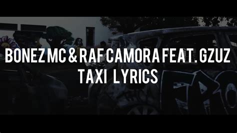 taxi raf camora lyrics